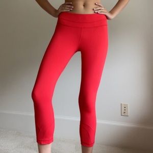Lululemon Red Leggings